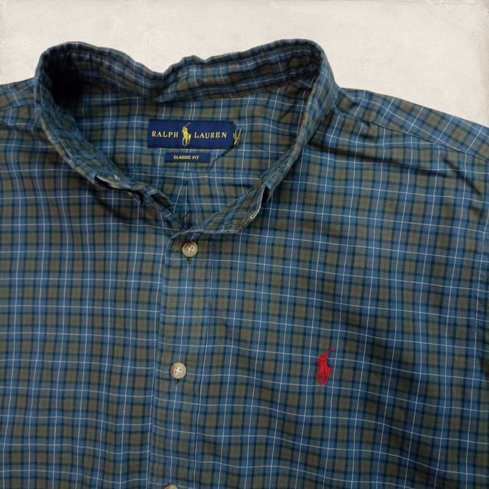 Ralph Lauren classic fit koszula męska w krateczke L