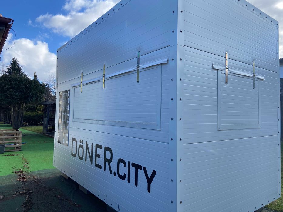 Kontener gastronomiczny KEBAB Food Truck kompletne wyposażenie