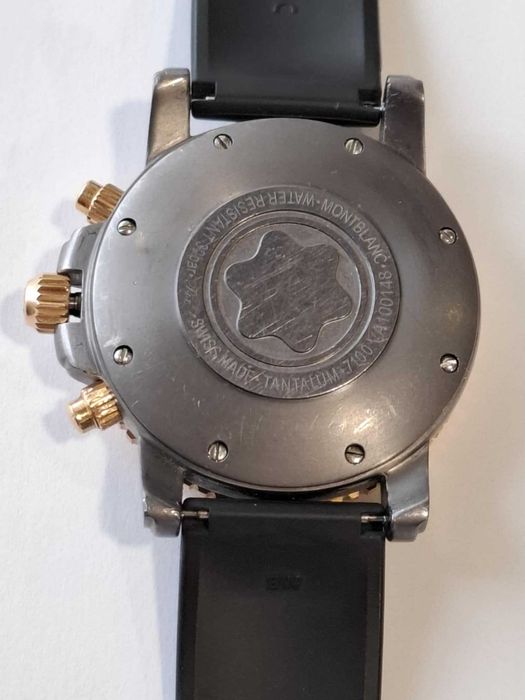 Montblanc Sport XL Chrono automatic em tantalum e ouro 18k