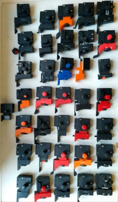 Кнопка  на болгарку вимикач дрелі шуруповерта перфоратора