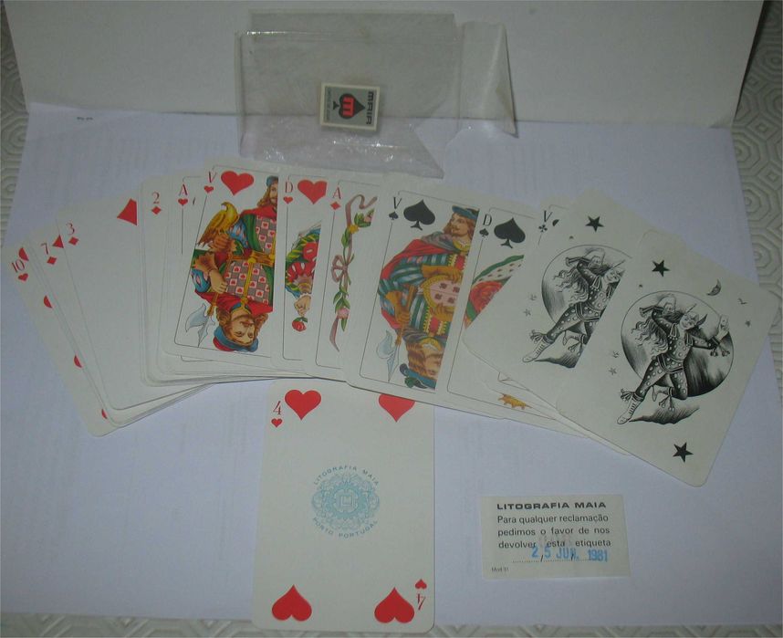 Litografia Maia - Baralho de Cartas dos anos 80