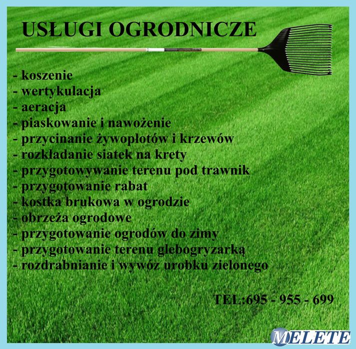 Kompleksowe usługi ogrodnicze
