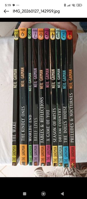 Sandman coleção completa TPB Vertigo Neil Gaiman