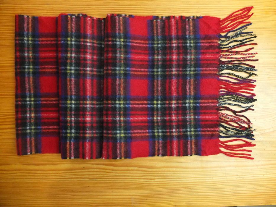 Szalik LOCHMERE 100% Kaszmir kratka 145x30