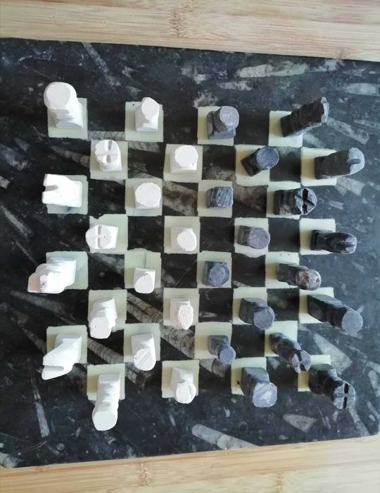 Peças de Jogo  Xadrez em Pedra