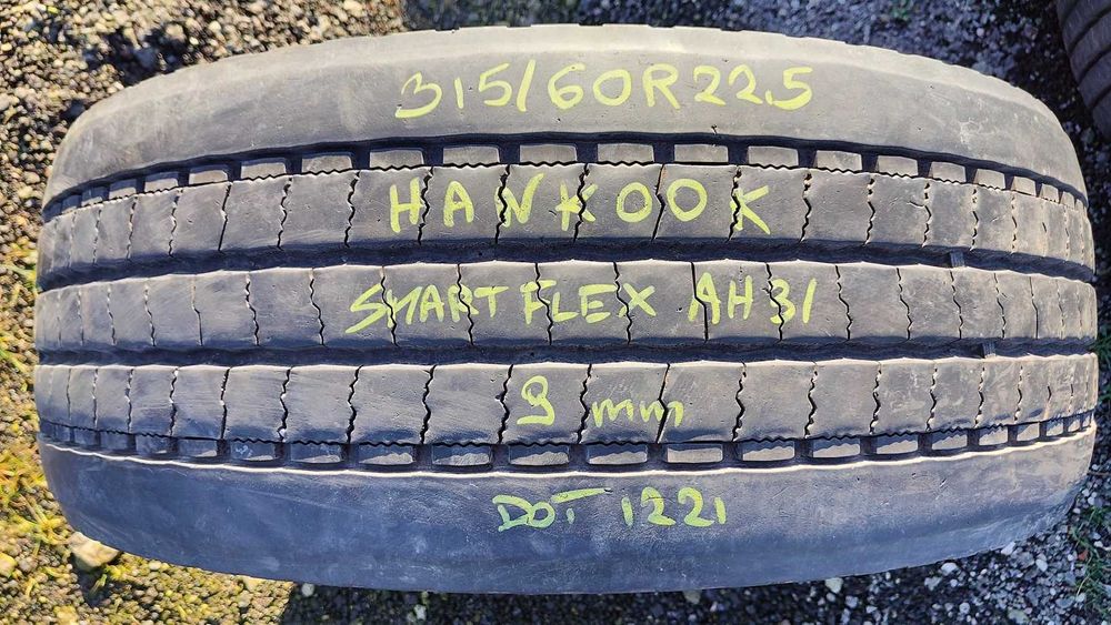 Opona 315/60R22,5 HANKOOK SMARTFLEX AH31 9mm 2021r x1