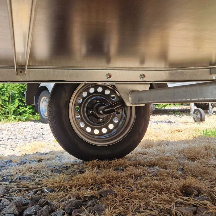 Німецький причіп, алюмінієвий борт 2,1х1,3м Humbaur HA752113 з ПДВ