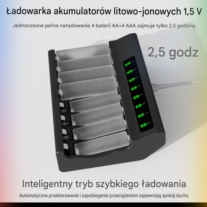 Ładowarka akumulatorków AA/AAA 1,5V