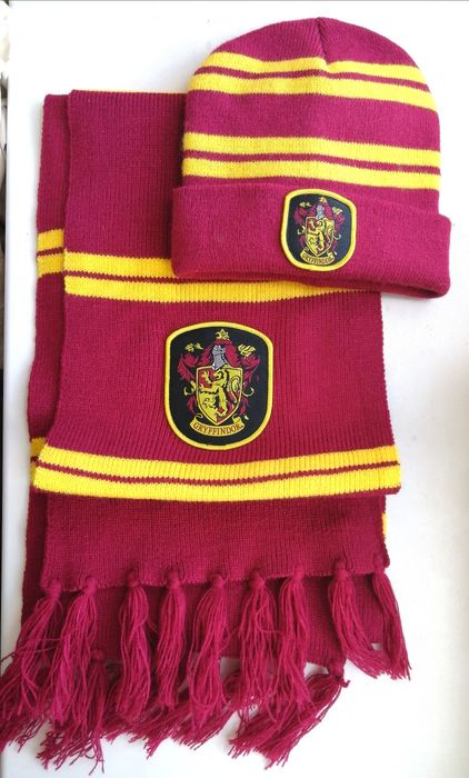 Шарф шапка Harry Potter Gryffindor  Гриффіндор Гаррі Поттер офіційний товстий довгий