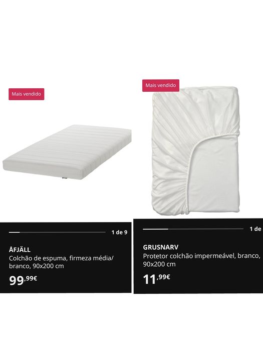 Afjall colchão + resguardo