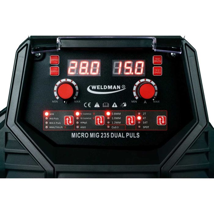Spawarka migomat Weldman Micro MIG 235 Dual Pulse
