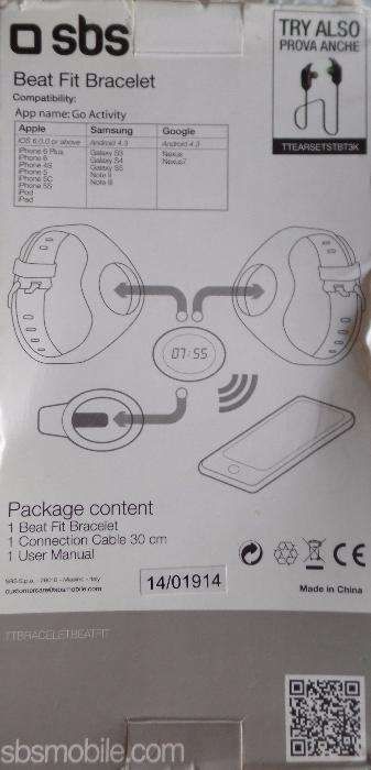 Relógio Desportivo Bluetooth SBS Go Fit (BR)