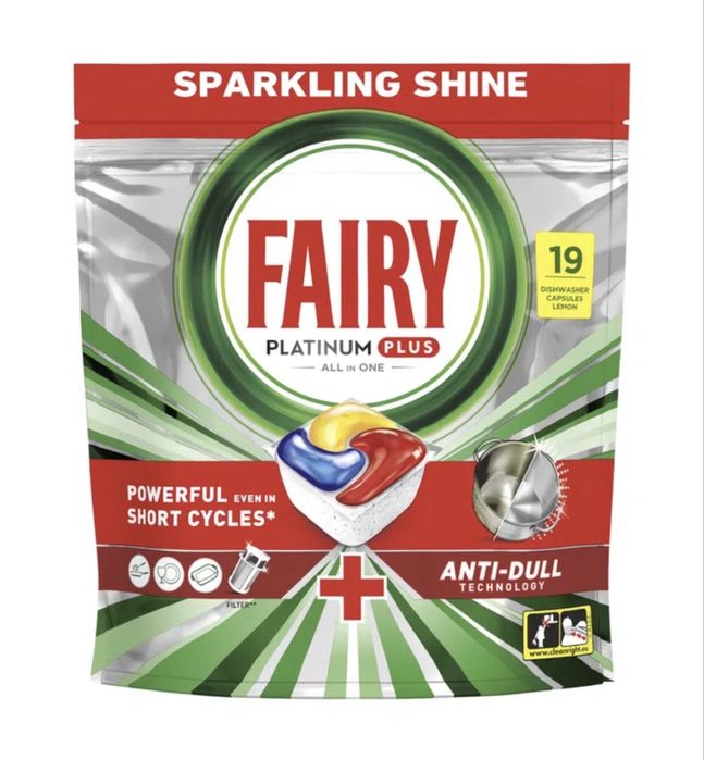 Fairy Platinum Plus Все в Одному таблетки для посудомийної машини
