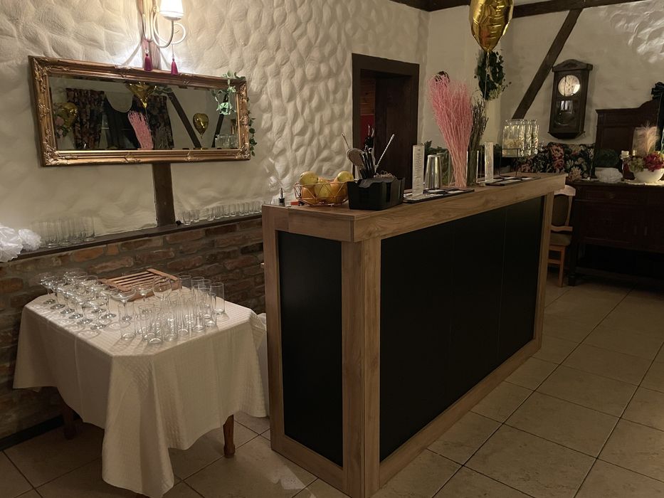 Recepcja lada bar mobilny do biura sklepu itp bar składany