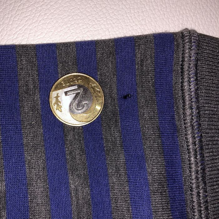 Longsleeve Gucci v-neck sweter w paski high end