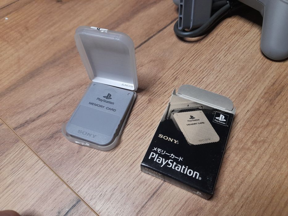 Playstation 1 ps1 psx FAT scph-3500 box pad memory card ideał best plus 10 gier