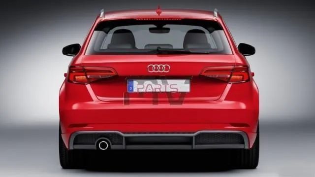 Difusor com Ponteiras Audi A3 8V Sportback / Hatchback (2016 a 2019)