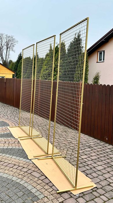 Stelaż modułowy zdemontowaną siatką 2w1