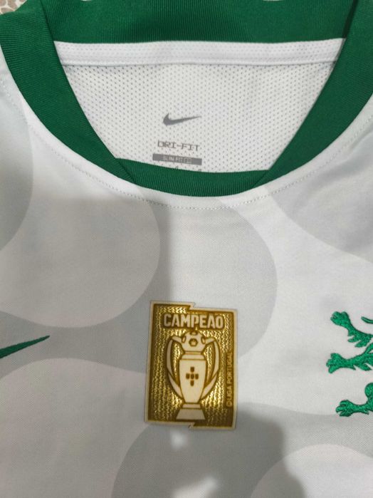 Camisola Oficial Sporting CP 25/26 Alternativa Branca – Hjulmand – Tam. L (Nova)