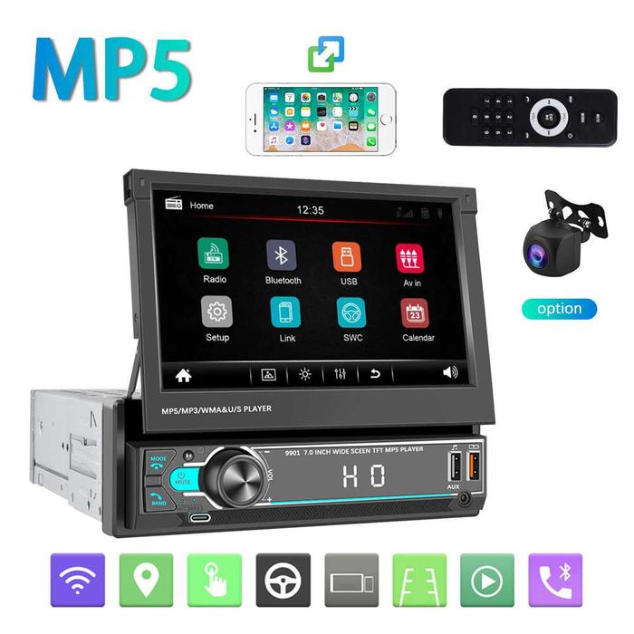 radio 1 din ecra 7 Bluetooth  Opel VW Audi BMW SEAT