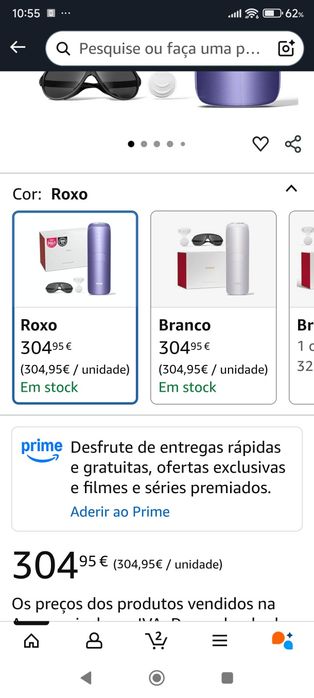 Depiladora IPL laser Ulike Air 3 selada