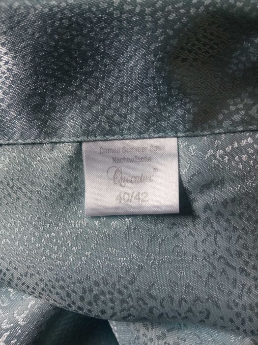 Queentex długa satynowa bluza do spania damska r 40/42