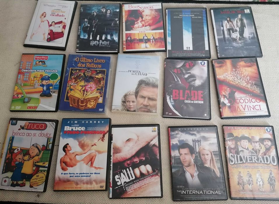 DVDs, "SAW" e outros, todo o lote por 5€