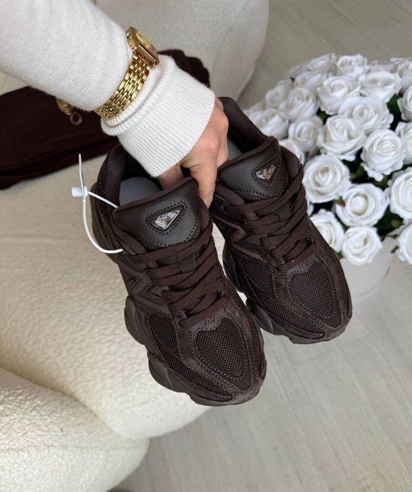 36-45 New Balance 9060 Chocolate КРОСІВКИ