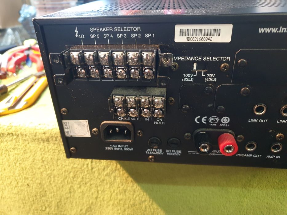 INTER M PAM-120 Public Adress Amplifier wzmacniacz.