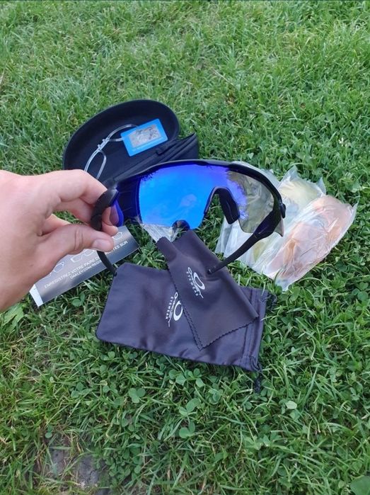 Сонячні окуляри oakley radar ev polarized + змінні лінзи (gorpcore, casual)