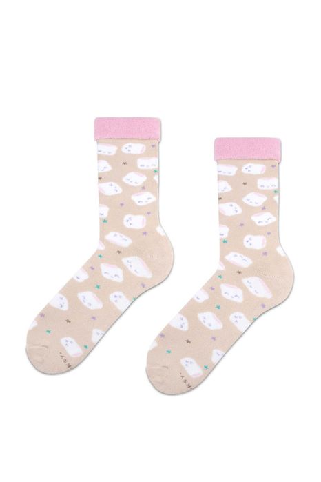 Świąteczne skarpetki w pudełku - Warm Winter Marshmallows 36-40