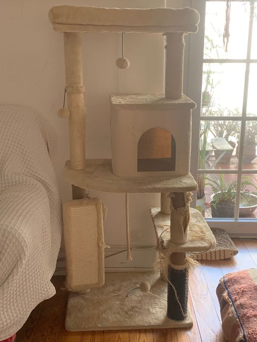 Abrigo/arranhador gatos