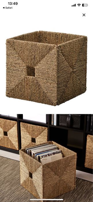 4 x Kosz Ikea Knipsa trawa morska