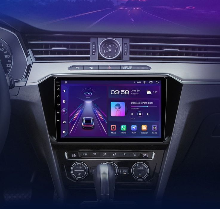 Radio samochodowe Android 15 VW Passat B8 - 10,1" Apple CarPlay Android Auto 1GB/16GB