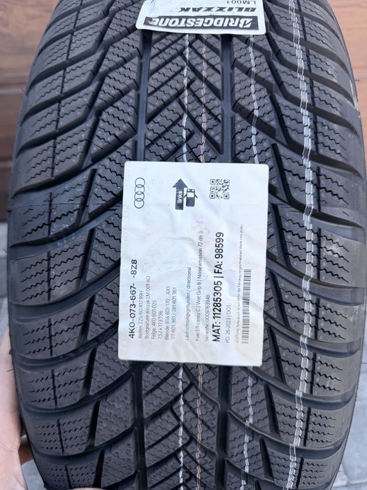 Koła zimowe nowe Audi A6c8 Q3 8u Q3f3  225/60r18 Bridgestone blizzak lm001