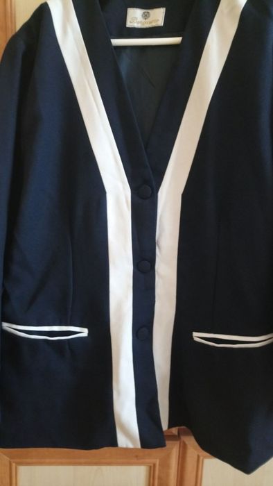 Granatowy żakiet marynarka marki Bergamo 2XL/3XL