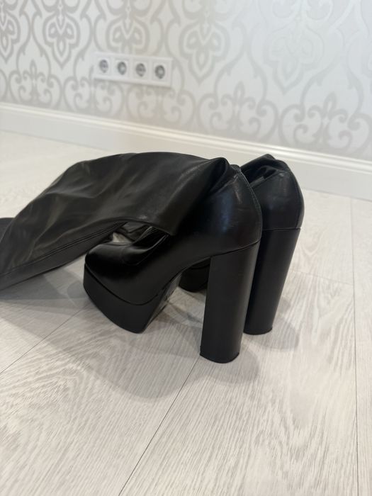 Ботфорды Zara чулки