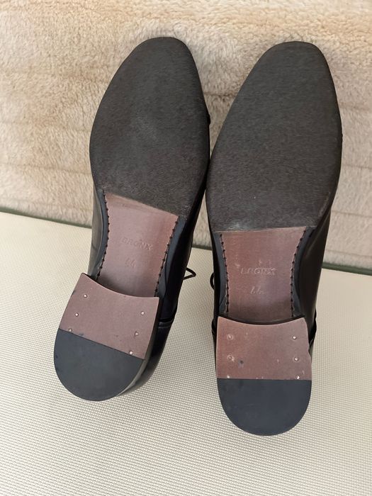 Aldo Bronx Oxfordy brązowe skórzane półbuty męskie 44/45