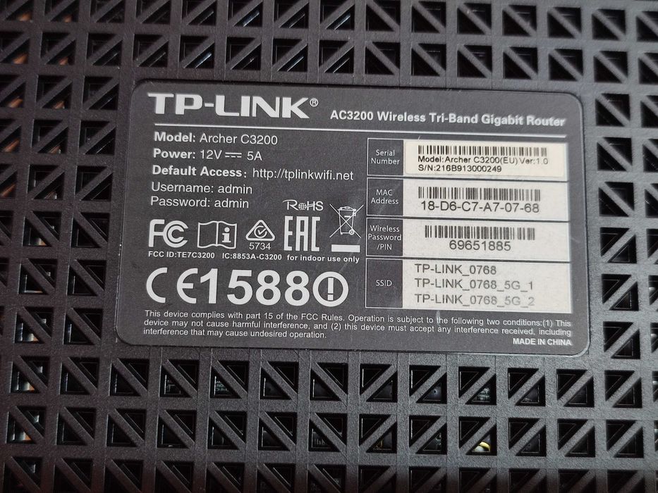 Tp-Link Archer AC3200 Tri-Band