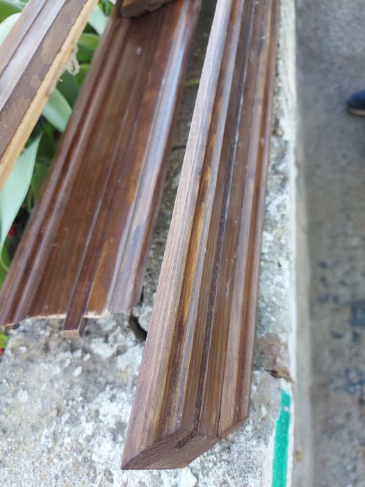 Listwy przypodłogowe, drewniane, sosnowe