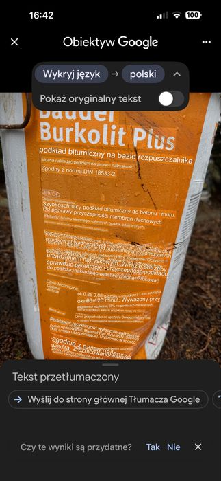 Grunt bitumiczny Bauder do papy BURKOLIT PLUS 30l