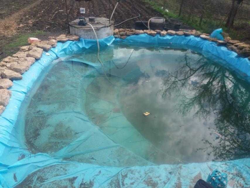 ПВХ пленка для озер , пленка для прудов