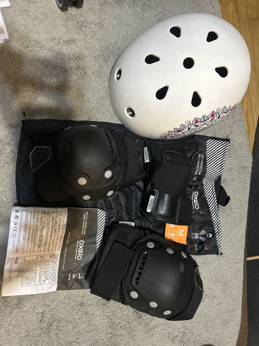 Patins inline oxelo com proteções