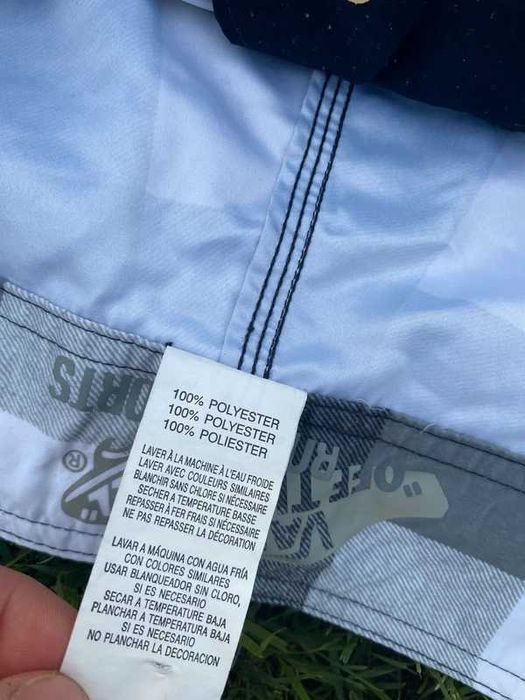 Spodenki męskie w kratę Vans czarny biały skate swim L 34 grey