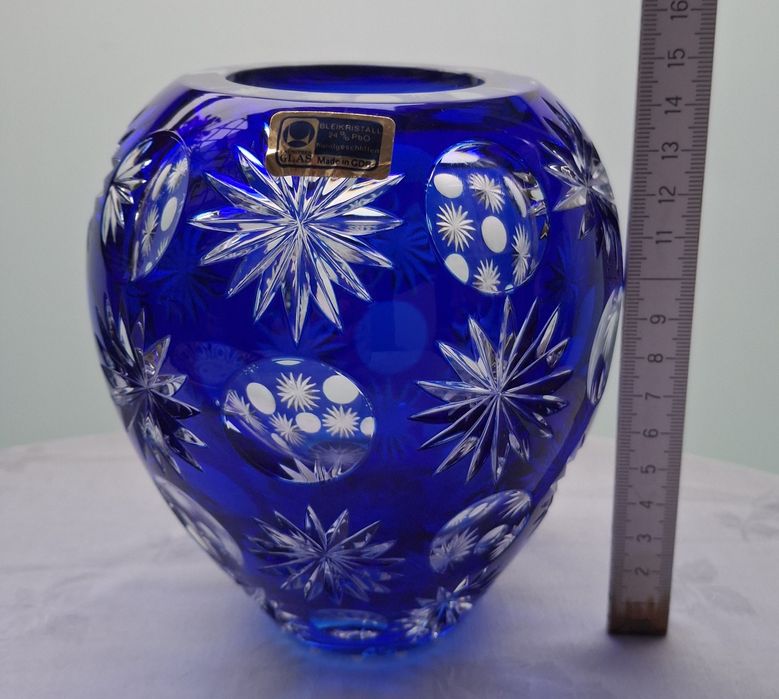 Вази кольоровий кришталь