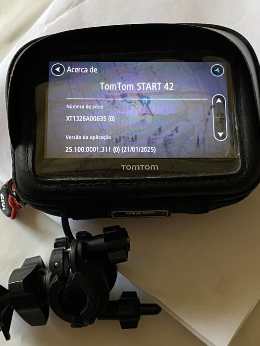 GPS Tom Tom + bolsa Givi