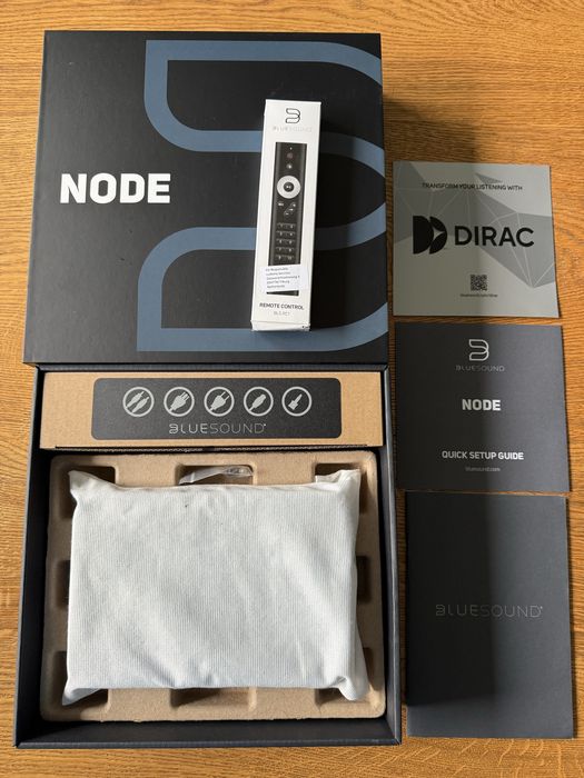 Streamer Bluesound NODE N132 Intefejs PD Creative +Zasilacz Liniowy i Pilot