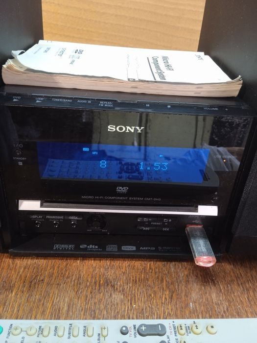 Муз центр Sony HCD-DH3  Hi Fi. DVD.