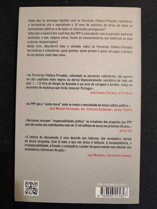 (Env. Incluído) PPP e o Custo de Um Estado Fraco de Sérgio Azevedo