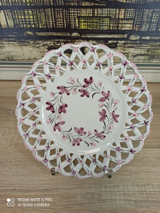 Ażurowy talerz ceramiczny – Portugalia | Ø 25 cm